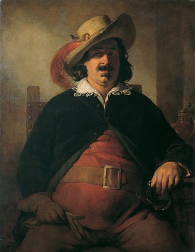 Landskapsmålaren Ignaz Raffalt som Falstaff av Friedrich von Amerling