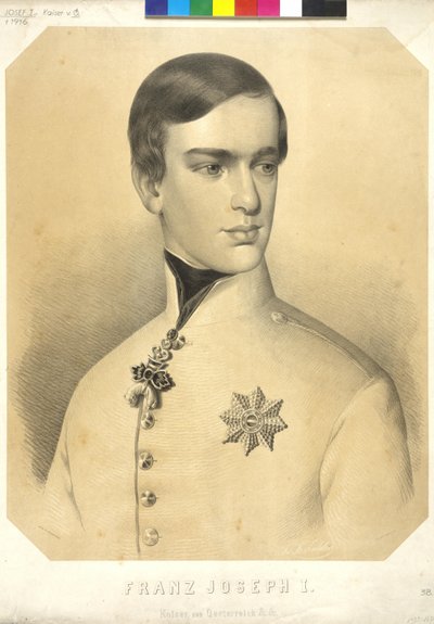 Kejsare av Österrike Franz Joseph I av Friedrich von Amerling