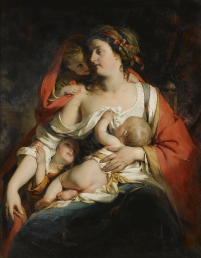 Tyska: Caritas Välgörenhet av Friedrich von Amerling