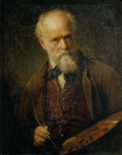 självporträtt av Friedrich von Amerling