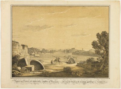 Ruinerna av Jupitertemplet i Agrigente av Friedrich von Gärtner
