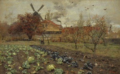 Utsikt över Amerikavej i Köpenhamn av Frits Thaulow