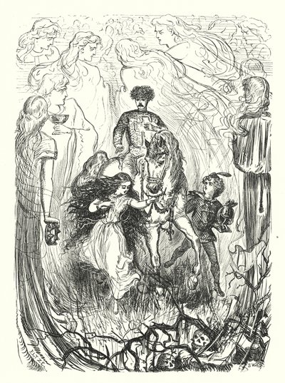 Ridderlighet (gravyr) av Fritz Eltze