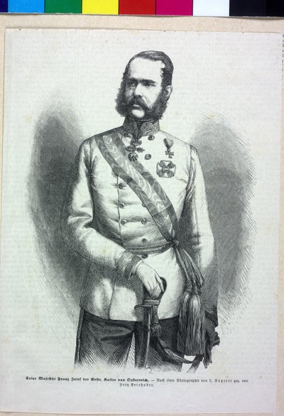 Kejsare av Österrike Franz Joseph I av Fritz Kriehuber