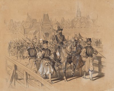 Välkommen av en prins av borgmästaren och medborgarregementet i Wien av Fritz L
