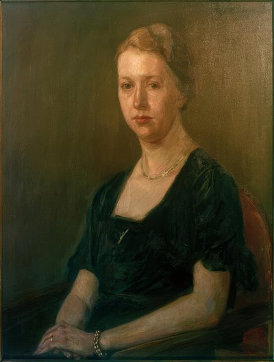 Porträtt av Hertha Römer av Fritz Mackensen