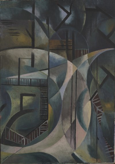 Landskap i parken, 1920 av Fritz Stuckenberg