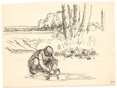 Bonden på isen av Fritz Syberg
