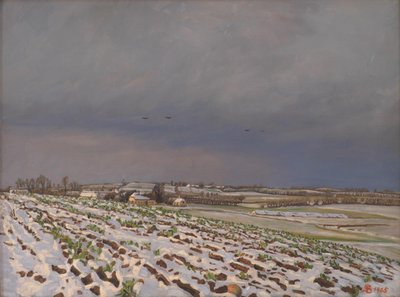 Tidig snö av Fritz Syberg