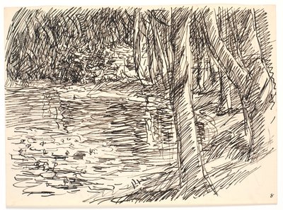 En skogssjö av Fritz Syberg