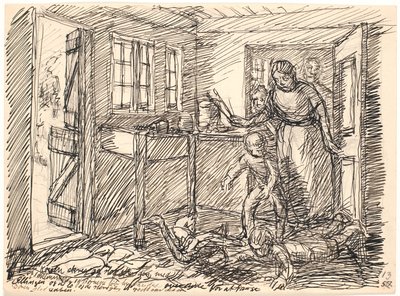 Hustrun skrek... av Fritz Syberg