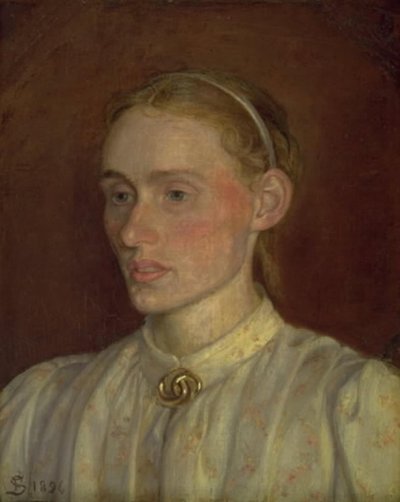 Porträtt av Anna Syberg av Fritz Syberg
