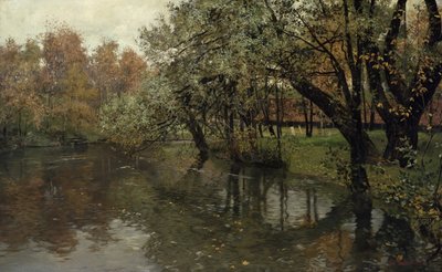 Höstdag vid Akerselva av Fritz Thaulow