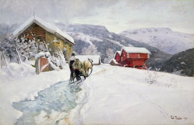 Coaching värdshus av Fritz Thaulow