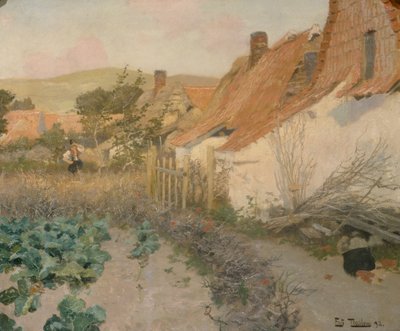 Frankrike, Kvinna på fältet av Fritz Thaulow