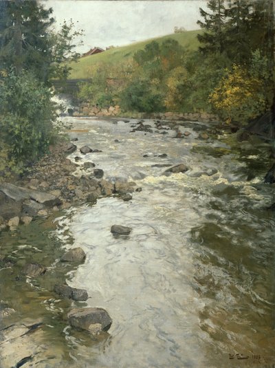 Från floden Lysaker av Fritz Thaulow