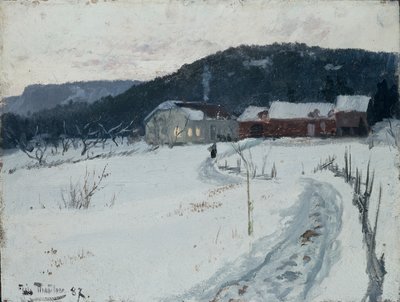 Grini, Övre Maja Gård av Fritz Thaulow