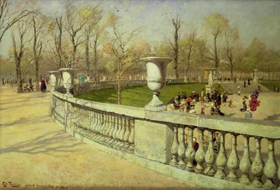 Jardin du Luxembourg, 1883 av Frits Thaulow