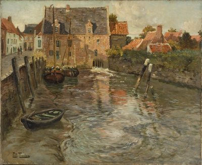 Lågt vatten av Frits Thaulow