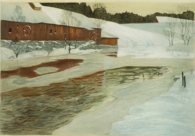 Lysaker River av Fritz Thaulow