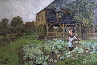 Herrgården på Grunerløkka (olja på duk) av Fritz Thaulow