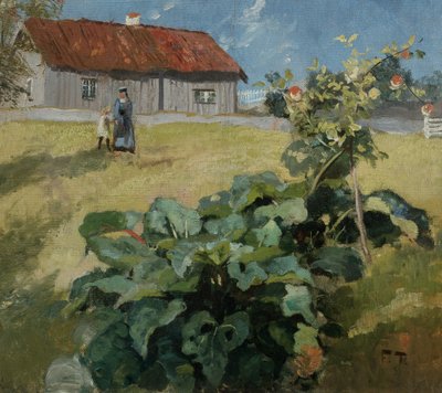 Kvinna och barn, c.1892 av Fritz Thaulow