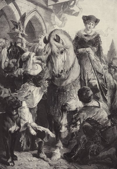Rider ut till Hunt av Fritz Wagner