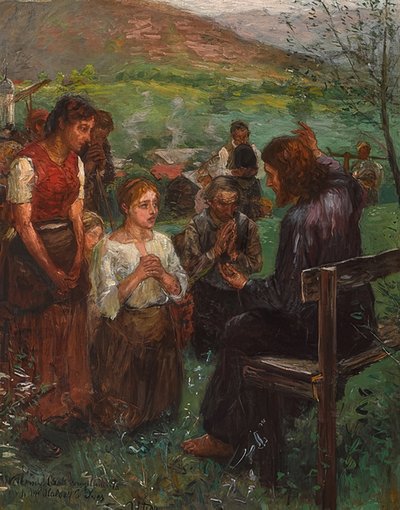 Bergpredigt av Fritz von Uhde
