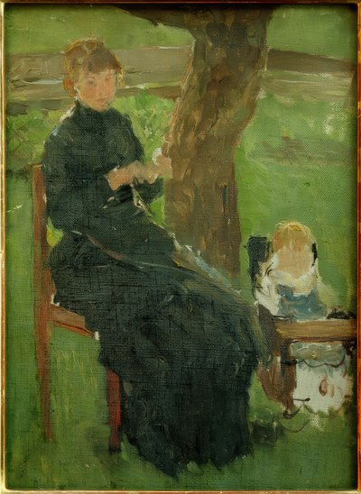 mamma och barn av Fritz von Uhde