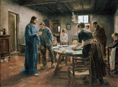 Måltidsbönen av Fritz von Uhde