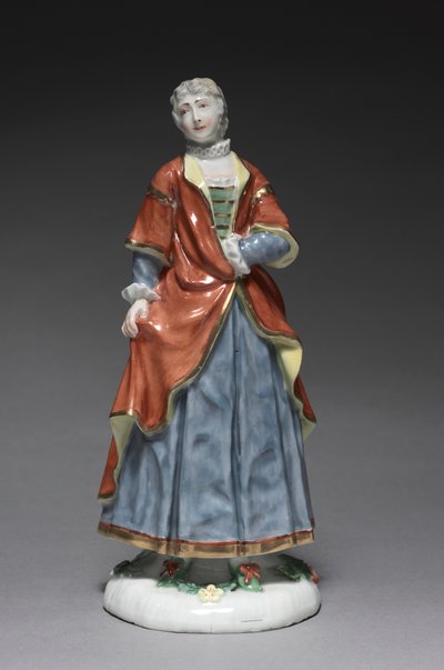 Italiensk komedifigur: Isabella, ca. 1753. av Fürstenberg Porcelain Factory