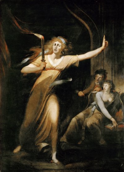 Lady Macbeth går i sömnen av Füssli