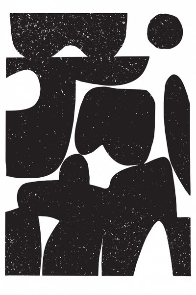 Moderna abstrakta figurer av Fun Qui