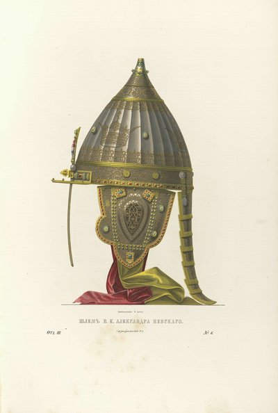 Alexander Nevskys hjälm, 1840-talet av Fyodor Grigoryevich Solntsev