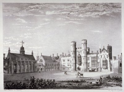 Lambeth Palace, London, c1830 av GF Bragg