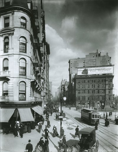 Broadway norrut från 24th Street, New York City av G.P. Hall und Sohn