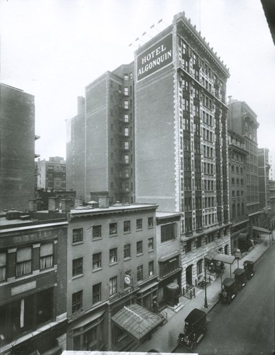 Hotel Algonquin, West 44th Street, New York City av G.P. Hall und Sohn