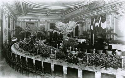 Metropolitan Club interiör av G.P. Hall und Sohn