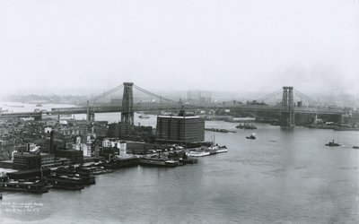 Williamsburg Bridge, 1909 av G.P. Hall und Sohn
