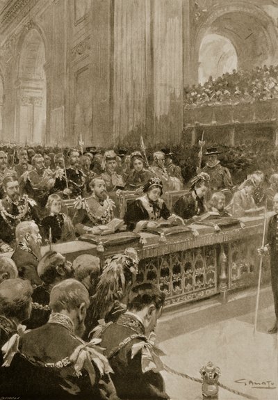 Thanksgiving Service for the Recovery of the Prince of Wales, som hölls i St. Paul