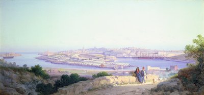 Infanterilägret i Lazaretto, Malta av G. Gianni