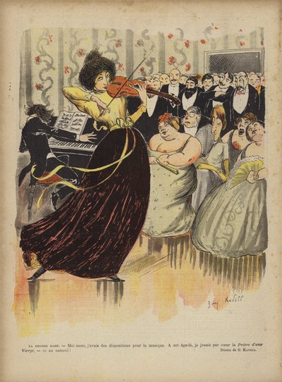 Illustration för Le Rire av G. Kadell