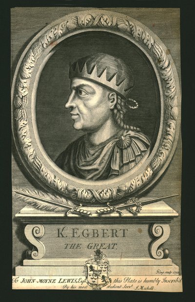 Kung Egbert den store, 1732 av G King