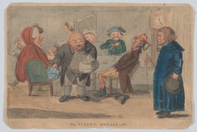 The Flying Breakfast, or Content of a Night Coach, 9 mars 1792. av G L S