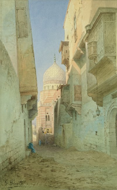 Gamla Kairo (wc på papper) av G. Pinotti