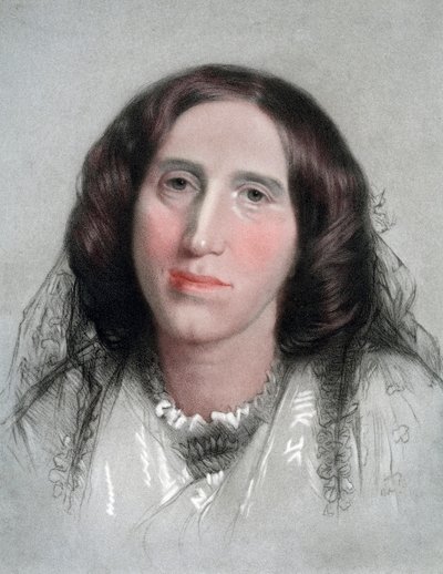 George Eliot, engelsk romanförfattare, 1800-talet av G Sidney Hunt