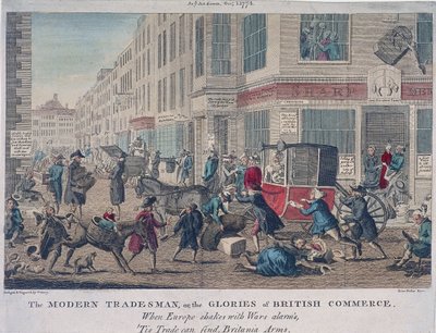 "Den moderna handelsmannen, eller den brittiska handelns härligheter", 1774 av G Terry