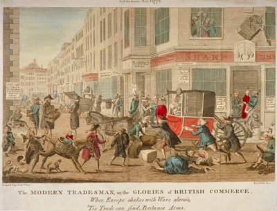 "Den moderna handelsmannen eller brittisk handels härligheter", 1774 av G Terry