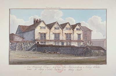 Abbey of St Saviour, Bermondsey, London, 1825 av G Yates