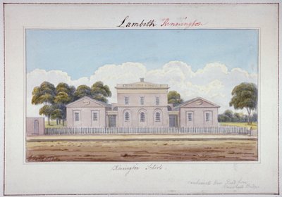 Kennington Schools, Camberwell New Road, Lambeth, London, 1826 av G Yates